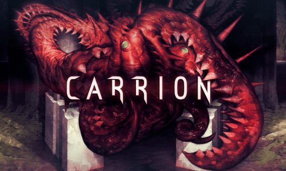 CARRION(キャリオン)(逆ホラーメトロイドヴァニア)のキービジュアル — 類似ゲームタイトル検索