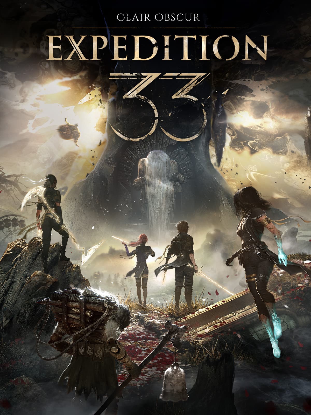 Clair Obscur: Expedition 33(クレールオブスキュール)(ターン制RPG)のキービジュアル — 類似ゲームタイトル検索